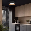 Plafon LED - RONDO BLACK 18W 4000K - ML7070 -realizacja
