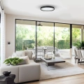 Plafon LED - RINGO 36W RGBW z pilotem - ML9965- realizacja