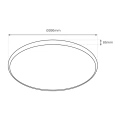 Plafon LED - RINGO 36W RGBW z pilotem - ML9965 - wymiary