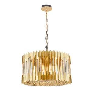 Lampa wisząca - RITZ - złoty - 12xE14 - ML0395