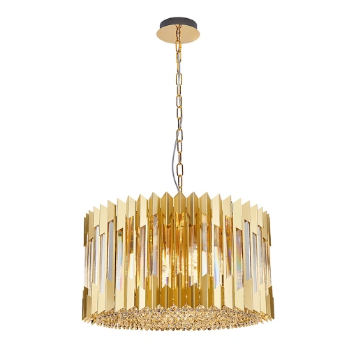 Lampa wisząca - RITZ - złoty - 12xE14 - ML0395