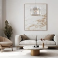 Lampa wisząca - RITZ - chrom - 7xE14 - ML0394 - realizacja