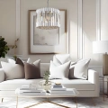 Lampa wisząca - RITZ - chrom - 7xE14 - ML0394 - realizacja
