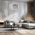 Lampa wisząca - RITZ - chrom - 12xE14 - ML0396 - realizacja