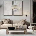 Lampa wisząca - MARGOT - chrom - 9xE14 - ML0410 - realizacja