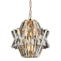 Lampa wisząca - CROWN - złoty - 4xE14 - ML0399