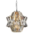 Lampa wisząca - CROWN - chrom - 4xE14 - ML0400