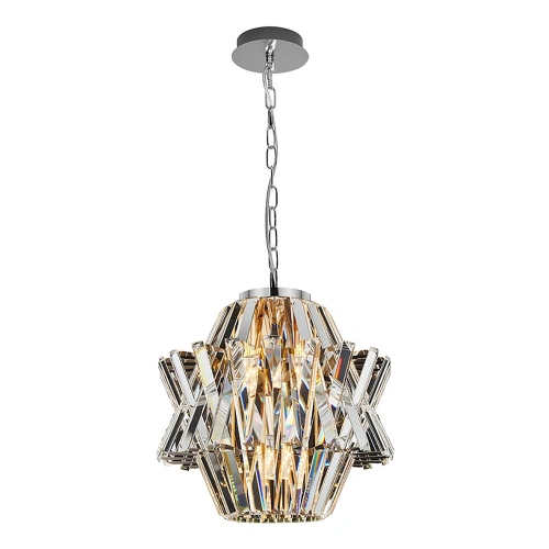 Lampa wisząca - CROWN - chrom - 4xE14 - ML0400