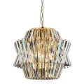 Lampa wisząca - CROWN - złoty - 12xE14 - ML0401