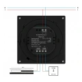 Panel multifunkcyjny dotykowy 4" z wymiennymi ramkami - bezprzewodowy WiFi - 230V - CP-04C - Sinum - Schemat instalacji