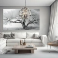 Lampa wisząca - CROWN - chrom - 12xE14 - ML0402 - realizacja