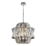Lampa wisząca - CROWN - chrom - 12xE14 - ML0402