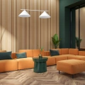 Lampa wisząca CAPITAL Biały 2xGX53 - MLP0943 - realizacja