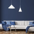 Lampa wisząca CAPITAL Biały 1xGX53 - Ø46cm - MLP0953 - realizacja