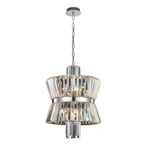 Lampa wisząca - AURELIA - chrom - 8xE14 - ML0404