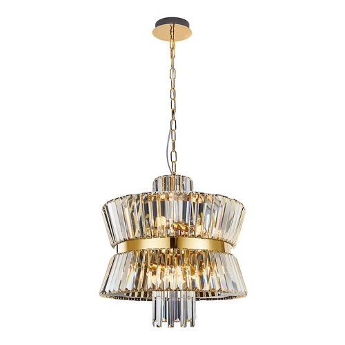 Lampa wisząca - AURELIA - złoty - 12xE14 - ML0405
