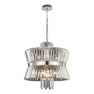 Lampa wisząca - AURELIA - chrom - 12xE14 - ML0406