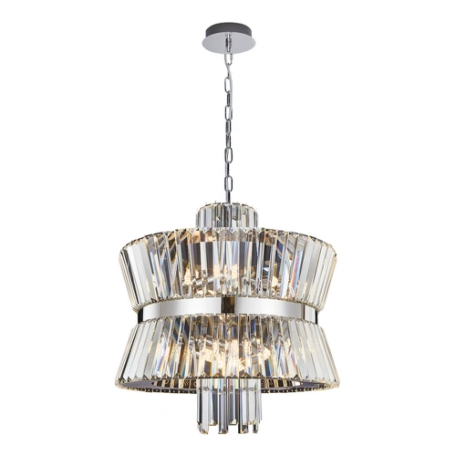Lampa wisząca - AURELIA - chrom - 12xE14 - ML0406