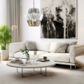 Lampa wisząca - DONNA - chrom - 9xE14 - ML0414 - realizacja