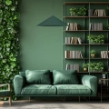 Lampa wisząca CAPITAL Zielony 1xGX53 - MLP0949 - realizacja