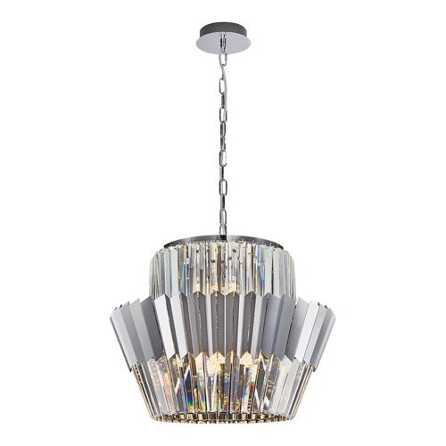 Lampa wisząca - DONNA - chrom - 12xE14 - ML0416