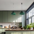 Lampa wisząca CAPITAL Czarno - Zielony 1xGX53 - MLP1529 -realizacja