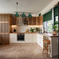 Lampa wisząca CAPITAL Czarno - Zielony 3xGX53 - MLP1530 -realizacja