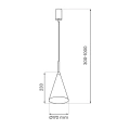 Lampa wisząca CAPITAL Zielony 1xGX53 - Ø17cm - MLP0967 - wymiary