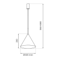 Lampa wisząca CAPITAL Zielony 1xGX53 - Ø32cm - MLP0961 - wymiary