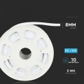Taśma LED NEON 24V 8W 40lm/W neutralna 4500K - hermetyczna IP65 - rolka 10m - VT-555