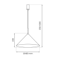 Lampa wisząca CAPITAL Zielony 1xGX53 - Ø46cm - MLP0955 - wymiary