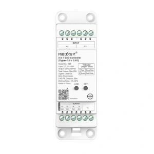 Odbiornik LED 2w1 - MONO / CCT - 12-48V 20A - Zigbee 3.0 + 2,4Ghz - TH-35 - TZ2