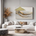 Lampa wisząca CAPITAL Czarno - Złoty 1xGX53 - MLP0945- realizacja