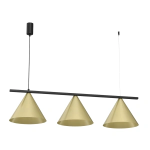 Lampa wisząca CAPITAL Czarno - Złoty 3xGX53 - MLP0937