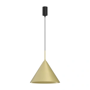 Lampa wisząca CAPITAL Czarno - Złoty 1xGX53 - Ø32cm - MLP0957