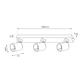 Lampa sufitowa - VOLF SPOT - biały - 3xGU10 - ML0682 - wymiary