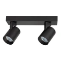 Lampa sufitowa - VOLF SPOT - czarny - 2xGU10 - ML0678