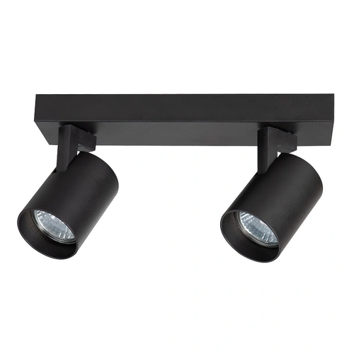 Lampa sufitowa - VOLF SPOT - czarny - 2xGU10 - ML0678