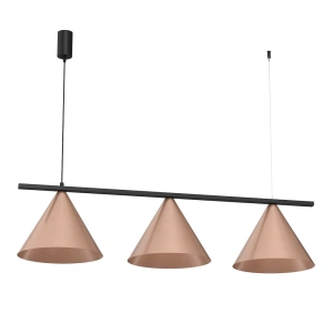 Lampa wisząca CAPITAL Czarno - Miedziany 3xGX53 - MLP0940