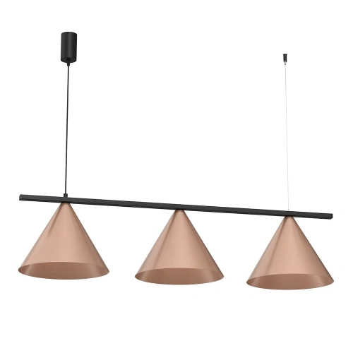 Lampa wisząca CAPITAL Czarno - Miedziany 3xGX53 - MLP0940