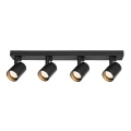 Lampa sufitowa - VOLF SPOT - czarny - 4xGU10 - ML1295
