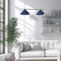 Lampa wisząca CAPITAL Czarno - Granatowy 2xGX53 - MLP1531 - realizacja
