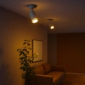 Lampa sufitowa - PIPE RING SPOT - biały - 1xGU10 - ML2068 - realizacja