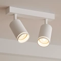 Lampa sufitowa - PIPE RING SPOT - biały - 2xGU10 - ML2070