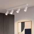 Lampa sufitowa - PIPE RING SPOT - biały - 4xGU10 - ML2074 - realizacja