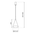 Lampa wisząca CAPITAL Kremowy 1xGX53 - Ø17cm - MLP1559 - wymiary