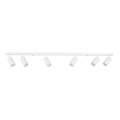 Lampa sufitowa - PIPE RING SPOT - biały - 6xGU10 - ML2076