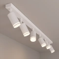 Lampa sufitowa - PIPE RING SPOT - biały - 6xGU10 - ML2076