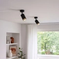 Lampa sufitowa - PIPE RING SPOT - czarny - 1xGU10 - ML2067 - realizacja