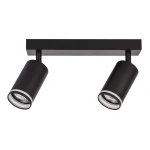 Lampa sufitowa - PIPE RING SPOT - czarny - 2xGU10 - ML2069